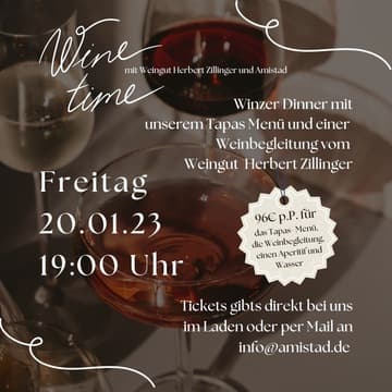 Amistad - Tapas y vino