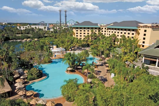 Pool Cabanas at Loews Royal Pacific Resort at Universal Orlando