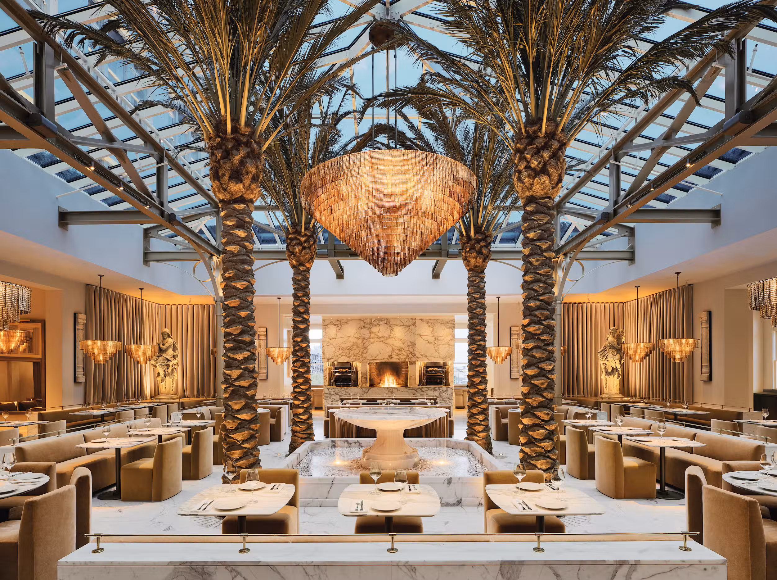 The Palm Court at RH San Francisco